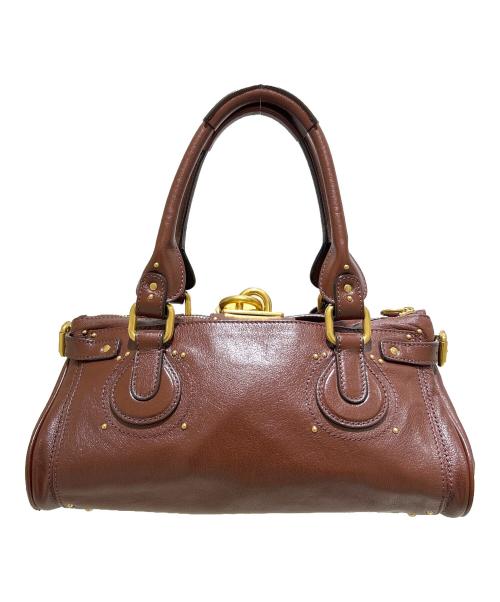 Chloe（クロエ）Chloe (クロエ) PADDINGTON SHOULDER BAG/パディントンショルダーバッグ ブラウンの古着・服飾アイテム