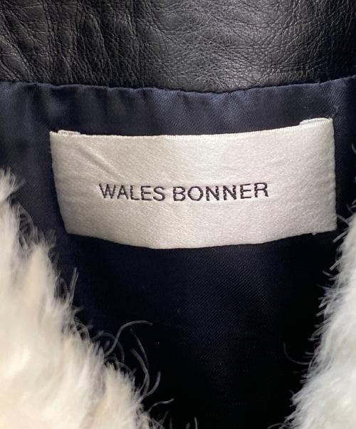 WALES BONNER（ウェールズボナー）WALES BONNER (ウェールズボナー) レザージャケット ブラック サイズ:48の古着・服飾アイテム