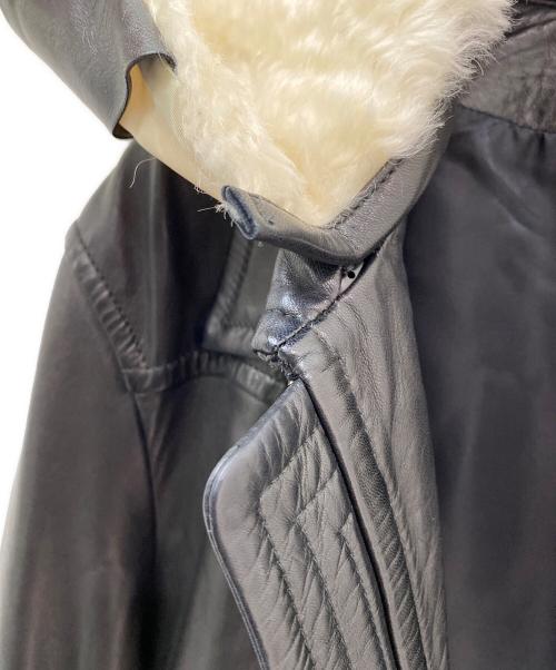 WALES BONNER（ウェールズボナー）WALES BONNER (ウェールズボナー) レザージャケット ブラック サイズ:48の古着・服飾アイテム