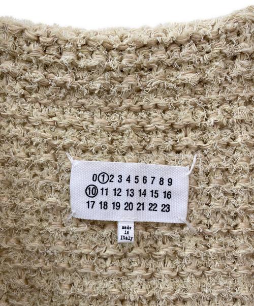 Maison Margiela（メゾンマルジェラ）Maison Margiela (メゾンマルジェラ) ニットカーディガン ベージュ サイズ:Sの古着・服飾アイテム