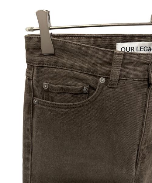 OUR LEGACY（アワーレガシー）OUR LEGACY (アワーレガシー) 25SS BOOT CUTデニムパンツ　W2255BC ブラウン サイズ:W25の古着・服飾アイテム