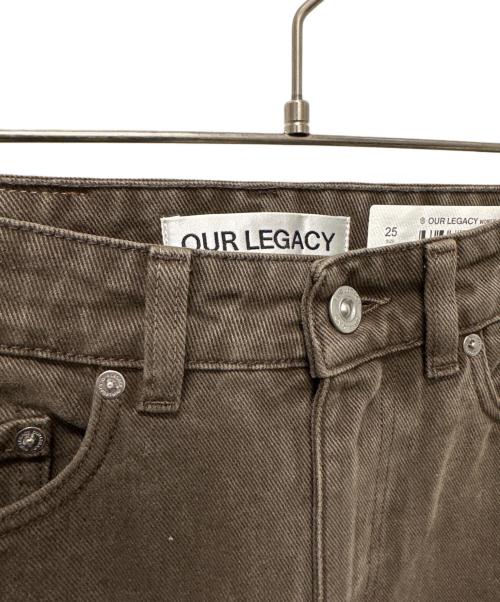 OUR LEGACY（アワーレガシー）OUR LEGACY (アワーレガシー) 25SS BOOT CUTデニムパンツ　W2255BC ブラウン サイズ:W25の古着・服飾アイテム