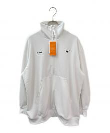 CLANE×MIZUNO（クラネ×ミズノ）の古着「POLYSPAN HALF ZIP SWEATSHIRT」｜ホワイト