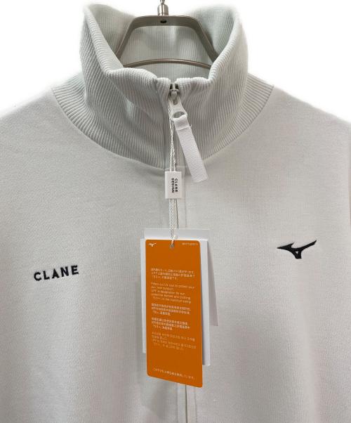 CLANE（クラネ）CLANE (クラネ) MIZUNO (ミズノ) POLYSPAN HALF ZIP SWEATSHIRT ホワイト サイズ:1の古着・服飾アイテム