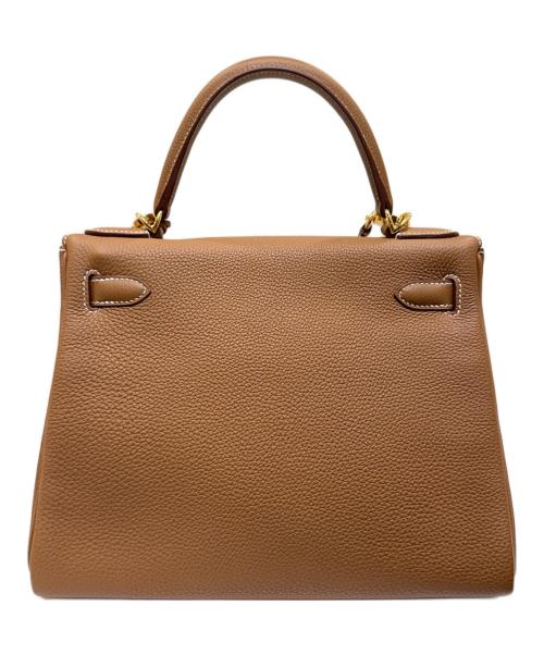 HERMES（エルメス）HERMES (エルメス) Kelly 28 ケリー 28/内縫い/トゴ/ゴールド/Z刻印：2021年製造/ゴールド金具 ゴールド サイズ:28の古着・服飾アイテム