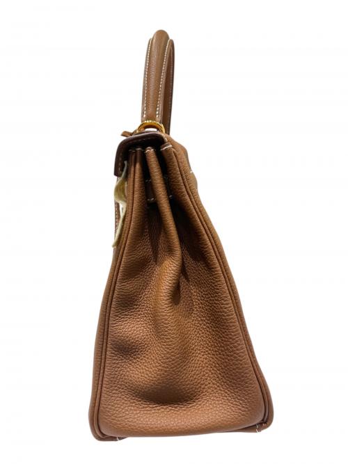 HERMES（エルメス）HERMES (エルメス) Kelly 28 ケリー 28/内縫い/トゴ/ゴールド/Z刻印：2021年製造/ゴールド金具 ゴールド サイズ:28の古着・服飾アイテム