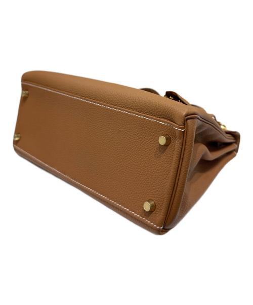 HERMES（エルメス）HERMES (エルメス) Kelly 28 ケリー 28/内縫い/トゴ/ゴールド/Z刻印：2021年製造/ゴールド金具 ゴールド サイズ:28の古着・服飾アイテム