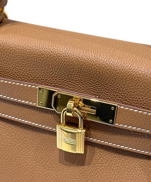 HERMES（エルメス）HERMES (エルメス) Kelly 28 ケリー 28/内縫い/トゴ/ゴールド/Z刻印：2021年製造/ゴールド金具 ゴールド サイズ:28の古着・服飾アイテム