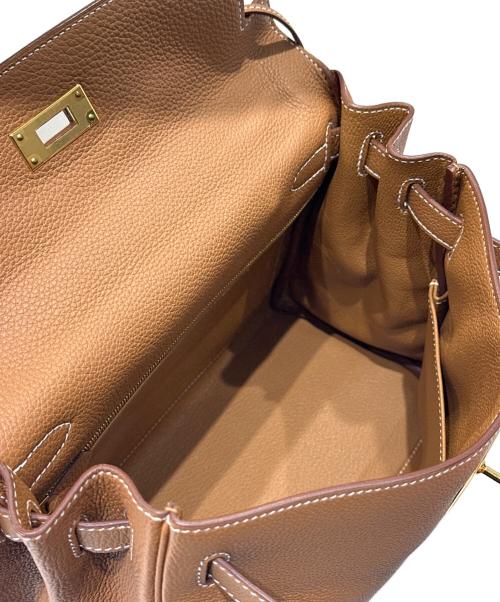HERMES（エルメス）HERMES (エルメス) Kelly 28 ケリー 28/内縫い/トゴ/ゴールド/Z刻印：2021年製造/ゴールド金具 ゴールド サイズ:28の古着・服飾アイテム