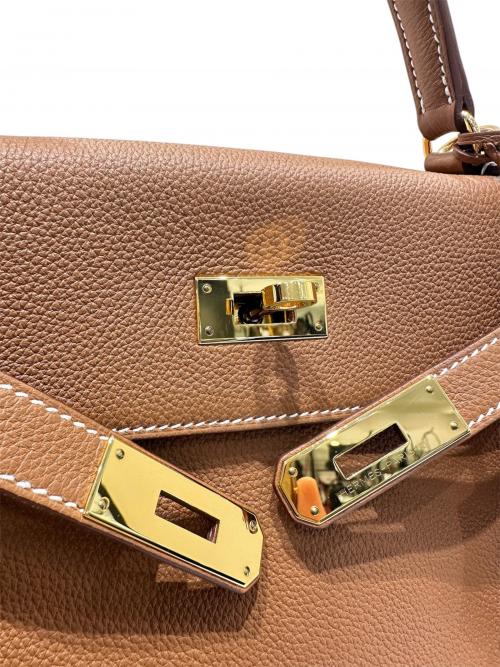HERMES（エルメス）HERMES (エルメス) Kelly 28 ケリー 28/内縫い/トゴ/ゴールド/Z刻印：2021年製造/ゴールド金具 ゴールド サイズ:28の古着・服飾アイテム