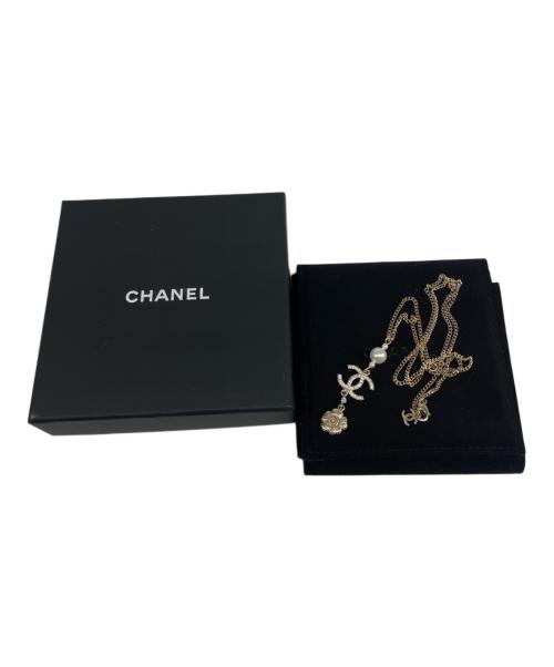 CHANEL（シャネル）CHANEL (シャネル) パール カメリア 付ネックレスの古着・服飾アイテム