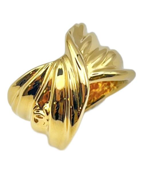 CHANEL（シャネル）CHANEL (シャネル) Twisted Ribbon Ring/ネジレリボンリング/ABH1В8-B23687-U8105 ゴールド サイズ:13号の古着・服飾アイテム