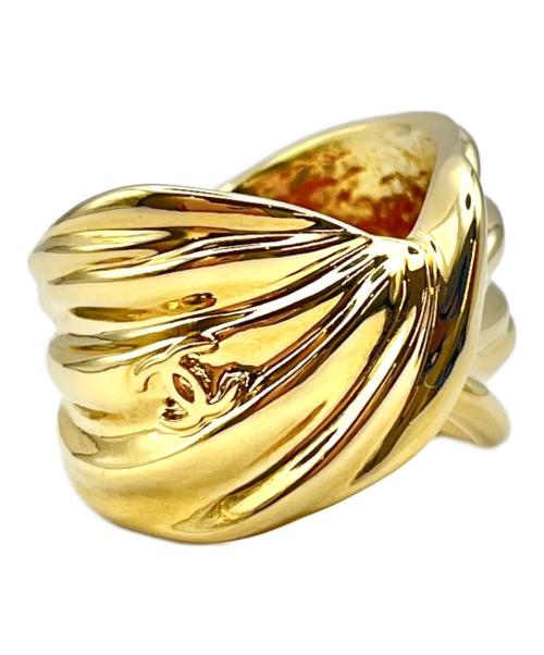 CHANEL（シャネル）CHANEL (シャネル) Twisted Ribbon Ring/ネジレリボンリング/ABH1В8-B23687-U8105 ゴールド サイズ:13号の古着・服飾アイテム