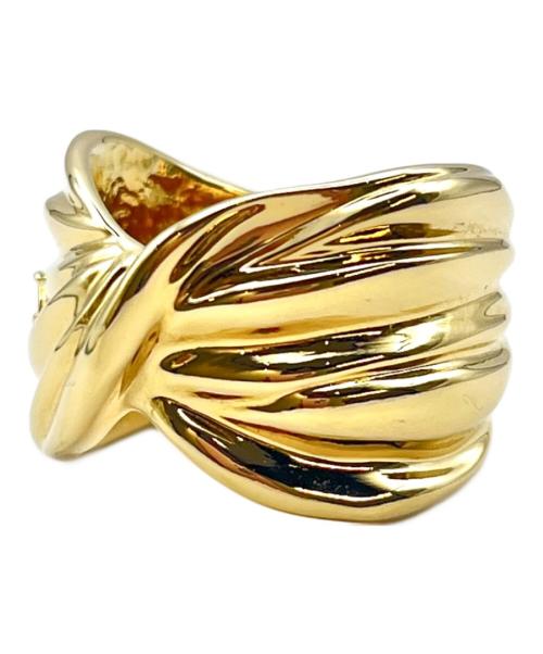 CHANEL（シャネル）CHANEL (シャネル) Twisted Ribbon Ring/ネジレリボンリング/ABH1В8-B23687-U8105 ゴールド サイズ:13号の古着・服飾アイテム