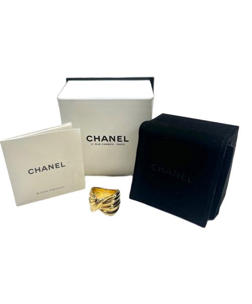 CHANEL（シャネル）CHANEL (シャネル) Twisted Ribbon Ring/ネジレリボンリング/ABH1В8-B23687-U8105 ゴールド サイズ:13号の古着・服飾アイテム