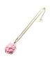 CHANEL (シャネル) Camellia Flower Pearl Necklace/カメリアフラワーパールネックレス/ABG220-B21624-U3368 ゴールド×ピンク：150000円