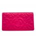 CHANEL (シャネル) カメリア長財布 ショッキングピンク：100000円