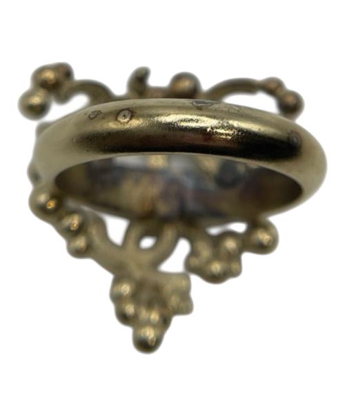 CHANEL（シャネル）CHANEL (シャネル) トリプルココマーク ラインストーンリング サイズ:9号の古着・服飾アイテム