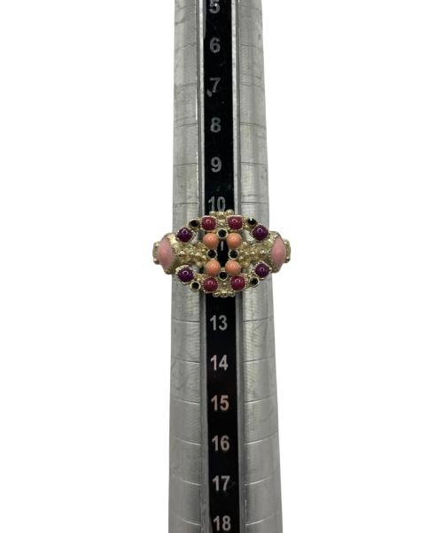 CHANEL（シャネル）CHANEL (シャネル) ココマーク カラーストーンリング サイズ:11号の古着・服飾アイテム