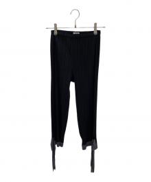 PLEATS PLEASE（プリーツプリーズ）の古着「プリーツパンツ」｜ブラック