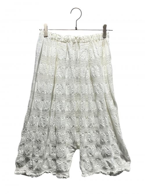 me ISSEY MIYAKE（ミーイッセイ ミヤケ）me ISSEY MIYAKE (ミーイッセイ ミヤケ) サルエルパンツ ホワイト サイズ:freeの古着・服飾アイテム