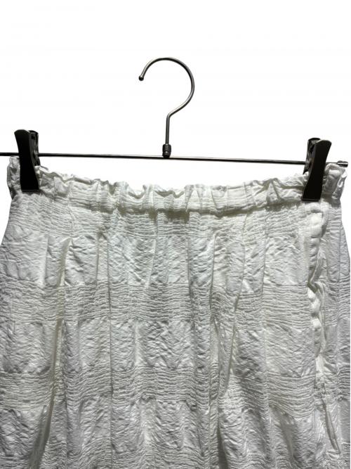 me ISSEY MIYAKE（ミーイッセイ ミヤケ）me ISSEY MIYAKE (ミーイッセイ ミヤケ) サルエルパンツ ホワイト サイズ:freeの古着・服飾アイテム