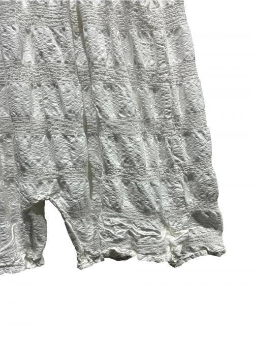 me ISSEY MIYAKE（ミーイッセイ ミヤケ）me ISSEY MIYAKE (ミーイッセイ ミヤケ) サルエルパンツ ホワイト サイズ:freeの古着・服飾アイテム