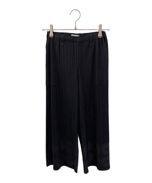PLEATS PLEASE（プリーツプリーズ）PLEATS PLEASE (プリーツプリーズ) プリーツパンツ ブラック サイズ:3の古着・服飾アイテム