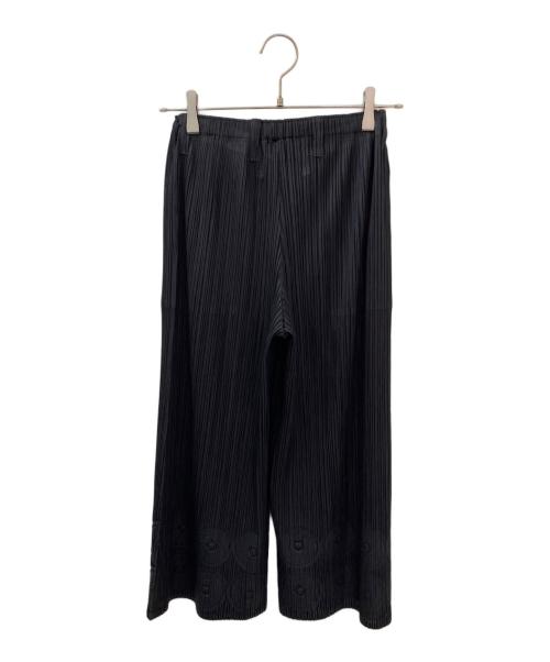 PLEATS PLEASE（プリーツプリーズ）PLEATS PLEASE (プリーツプリーズ) プリーツパンツ ブラック サイズ:3の古着・服飾アイテム
