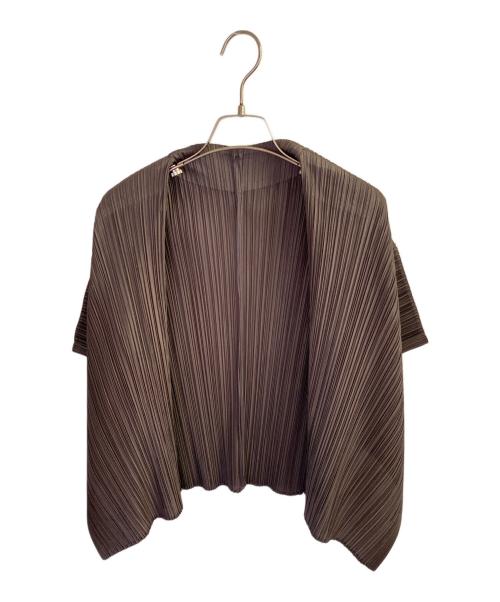 PLEATS PLEASE（プリーツプリーズ）PLEATS PLEASE (プリーツプリーズ) プリーツベスト ブラウン サイズ:3の古着・服飾アイテム