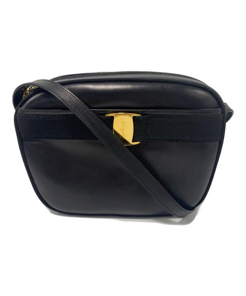 Salvatore Ferragamo（サルヴァトーレ フェラガモ）Salvatore Ferragamo (サルヴァトーレ フェラガモ) ショルダーバッグ ブラックの古着・服飾アイテム