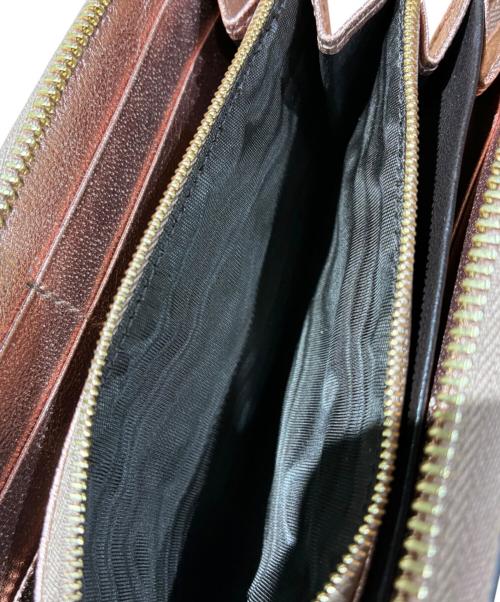 GUCCI（グッチ）GUCCI (グッチ) ラウンドファスナー長財布 ピンク サイズ:-の古着・服飾アイテム