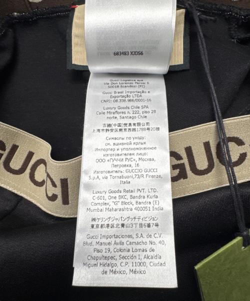 GUCCI（グッチ）GUCCI (グッチ) ウエストロゴ レギンス ブラック サイズ:XS 未使用品の古着・服飾アイテム