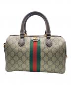 GUCCIグッチ）の古着「ボストンバッグ」｜ブラウン