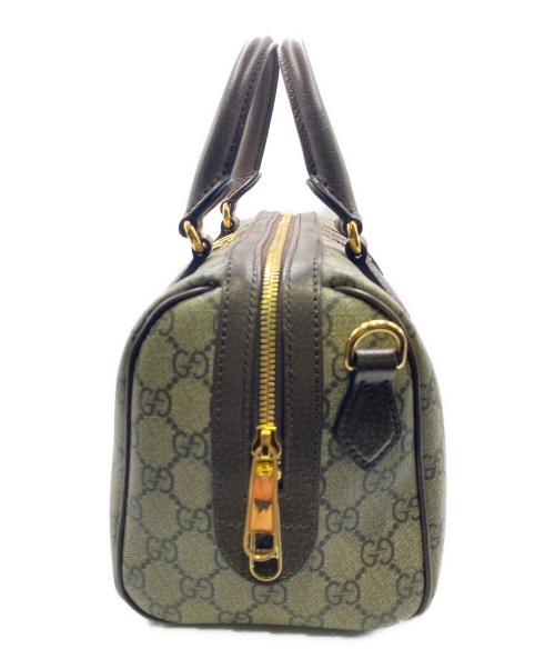 GUCCI（グッチ）GUCCI (グッチ) ボストンバッグ ブラウンの古着・服飾アイテム