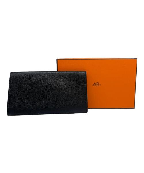HERMES（エルメス）HERMES (エルメス) フレミング ヴェルソ ノワール×ブルーインディゴの古着・服飾アイテム