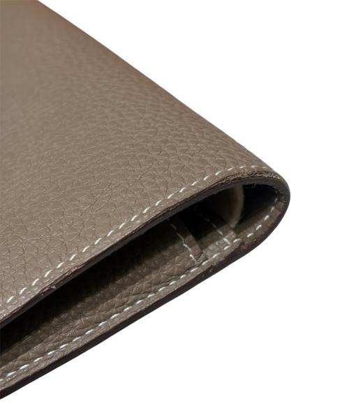 HERMES（エルメス）HERMES (エルメス) ドゴンデュオ/シルバー金具/トリヨンクレマンス/エトゥープ/Y刻印/2020年  エトゥープの古着・服飾アイテム