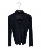 PLEATS PLEASEプリーツプリーズ）の古着「07AW プリーツシャツ」｜ブラック