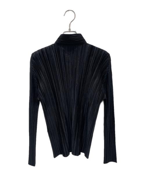 PLEATS PLEASE（プリーツプリーズ）PLEATS PLEASE (プリーツプリーズ) 07AW プリーツシャツ ブラック サイズ:3の古着・服飾アイテム