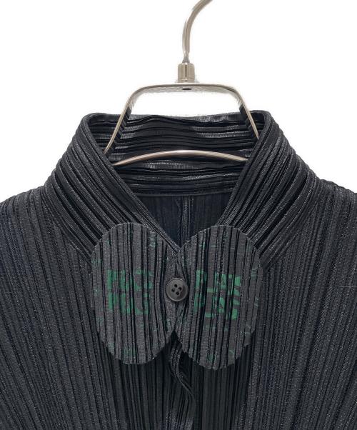 PLEATS PLEASE（プリーツプリーズ）PLEATS PLEASE (プリーツプリーズ) 07AW プリーツシャツ ブラック サイズ:3の古着・服飾アイテム