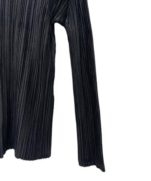 PLEATS PLEASE（プリーツプリーズ）PLEATS PLEASE (プリーツプリーズ) 07AW プリーツシャツ ブラック サイズ:3の古着・服飾アイテム