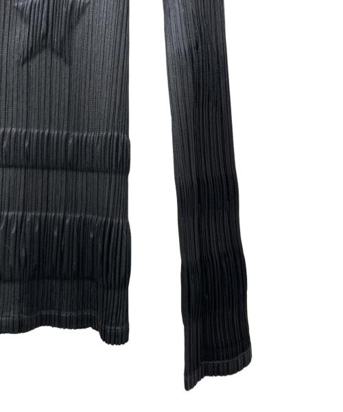 PLEATS PLEASE（プリーツプリーズ）PLEATS PLEASE (プリーツプリーズ) プリーツブラウス ブラック サイズ:３の古着・服飾アイテム