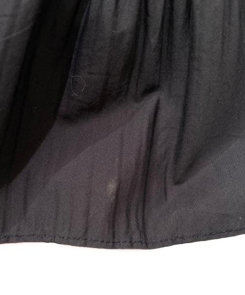 PLEATS PLEASE（プリーツプリーズ）PLEATS PLEASE (プリーツプリーズ) 裾フリルプリーツワンピース ブラック サイズ:4の古着・服飾アイテム
