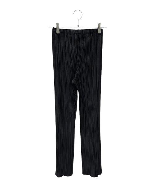 PLEATS PLEASE（プリーツプリーズ）PLEATS PLEASE (プリーツプリーズ) Pleated Pants プリーツパンツ ブラック サイズ:3の古着・服飾アイテム