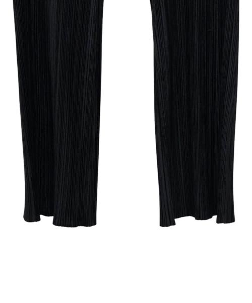 PLEATS PLEASE（プリーツプリーズ）PLEATS PLEASE (プリーツプリーズ) Pleated Pants プリーツパンツ ブラック サイズ:3の古着・服飾アイテム