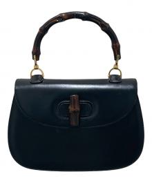 GUCCI（グッチ）の古着「バンブーターンロックバッグ」｜ブラック