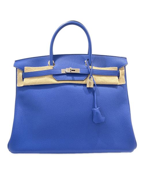 HERMES（エルメス）HERMES (エルメス) バーキン40/シルバー金具/トゴ/U刻印/Birkin40 Togo/Palladium Hardware  ブルーロワイヤル サイズ:40の古着・服飾アイテム