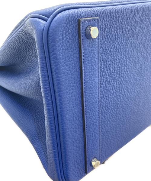 HERMES（エルメス）HERMES (エルメス) バーキン40/シルバー金具/トゴ/U刻印/Birkin40 Togo/Palladium Hardware  ブルーロワイヤル サイズ:40の古着・服飾アイテム