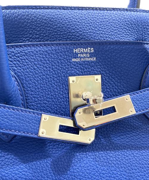 HERMES（エルメス）HERMES (エルメス) バーキン40/シルバー金具/トゴ/U刻印/Birkin40 Togo/Palladium Hardware  ブルーロワイヤル サイズ:40の古着・服飾アイテム