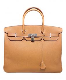 HERMESエルメス）の古着「Birkin 40 バーキン40 トゴ ゴールド U刻印：2022年製造 シルバー金具」｜ゴールド